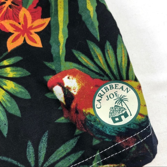 Caribbean Joe graphic print swim trunks Large - Picture 2 of 8